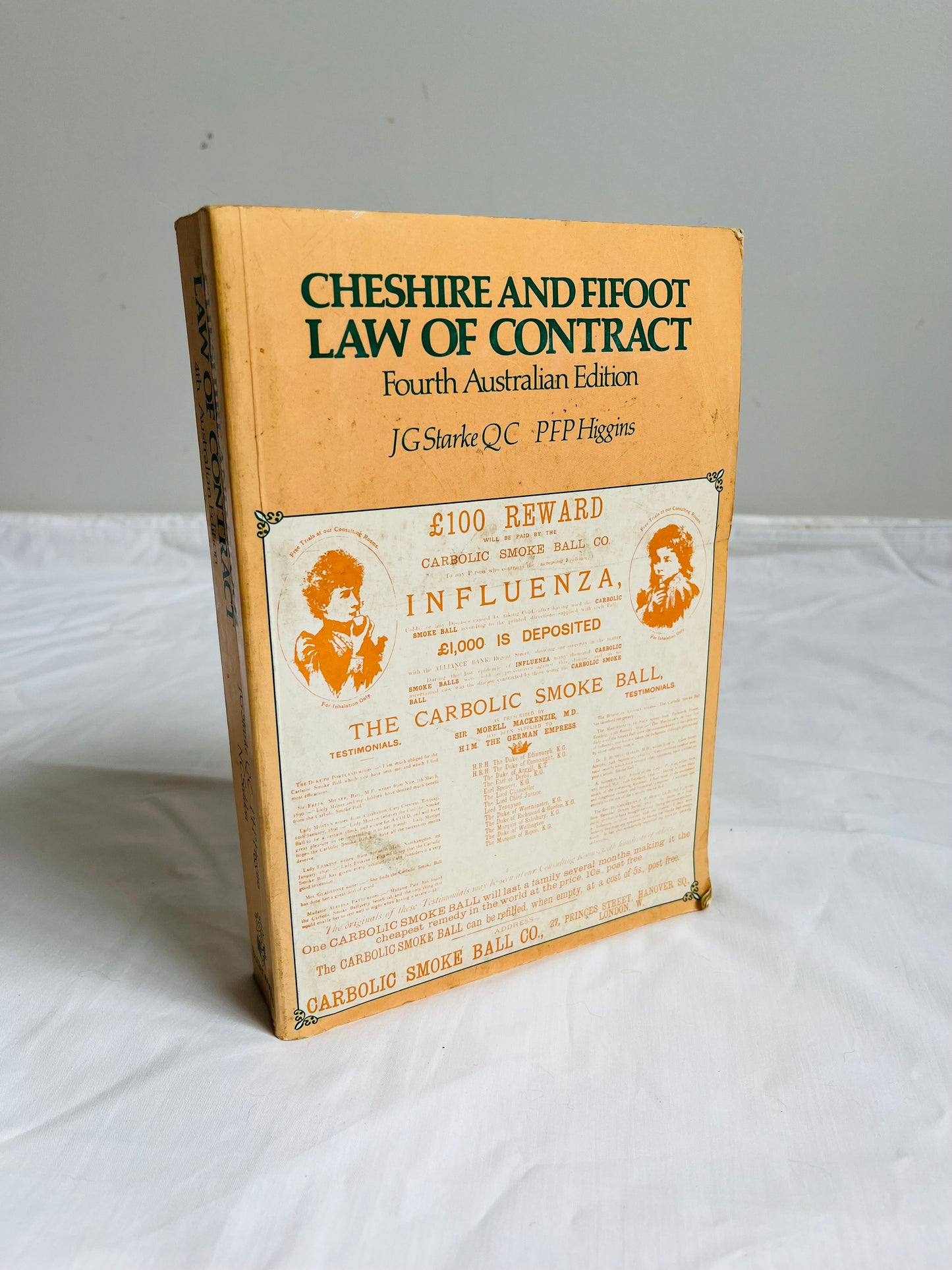 Cheshire and Fifoot Law of Contract, G. C. Cheshire - 4th Aus Ed. 1980 (Est $80-$100)